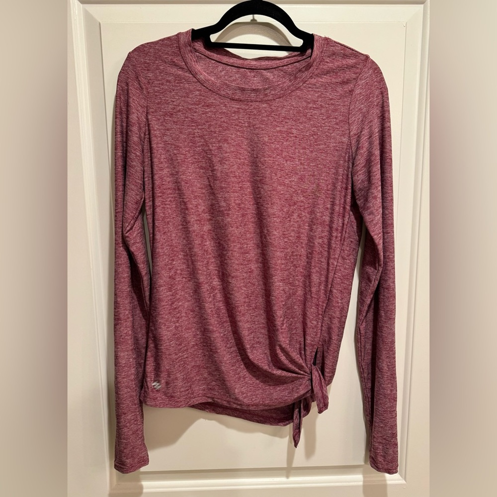 Asymmetrical Athleisure Long Sleeve Top